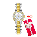 Women Luxury Brand Watch 2025 Dress Silver Gold Women Wrist Watch Quartz Diamond Ladies Watches Female Clock Bayan Kol Saati