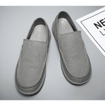 Fashion Men's Sneakers Canvas Breathable Men's Walking Driving Shoes Comfortable Outdoor Men Flats Casual Shoes Tenis Masculino