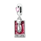 Red Series 925 Sterling Silver Koi Firecracker Dragon Heart Mushroom Coffee Machine Charm Fit DIY Bracelet Necklace Niche Gifts