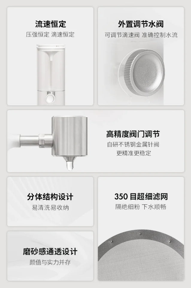 Timemore ICYPIPE Ice Drip Coffee Maker Home Cold Brewer Coffee Dripper Coffee Hand Brew Cold brew Ice Pot  Constant Speed