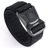 Solid Quick Release Metal Buckle Canvas Tactical Belts Comfortable Webbing Waistband Outdoor Corps Training Hiking Belt For Men