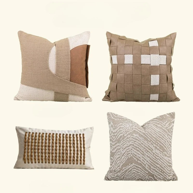 30X50/45X45/50X50CM Luxury Throw Pillow Cover Rice Coffee Stamping Waist Cushion Cover Decor Home Decorative Pillowcase