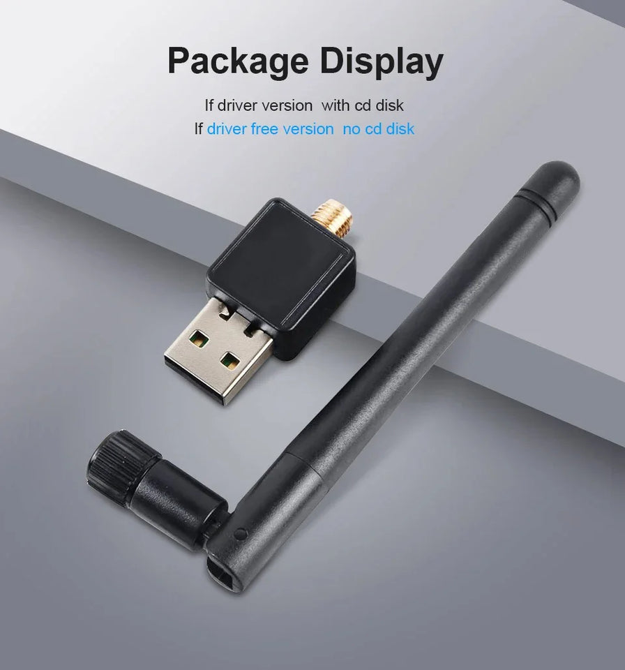 USB WiFi 150Mbps Adapter Mini 2.4G Wireless Network Card 802.11b/n/g/ac Network LAN Card Wifi Antenna Signal Receiver for PC