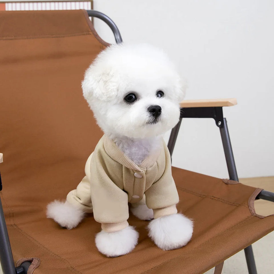 4 Legs Dog Hoodies Jumpsuit for Small Dogs Puppy Clothes Sport Dog Pullover Sweatshirt Doggies Winter Coat Warm Pet Cat Apparel