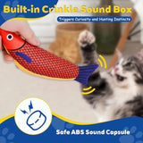 Cat Toys Catnip Toys for Cats Soft and Durable with Rattle Sound Interactive Kitten Toys for Indoor Cats Cat Chew Toy for All B