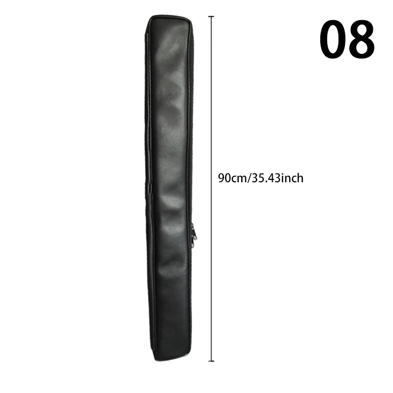 1pc Flute Storage Bag Portable Leather Fabric Vertical Flute Case Musical Instrument Storage High Quality Woodwind Accessories