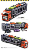 1: 48 alloy double-layer transport vehicle model,simulation sports car off-road vehicle toy,engineering transport vehicle toy