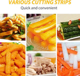 Stainless Steel Potato Cutter French Fry Cutter Veg Slicer Potato Chipper Home Kitchen Tool for Vegetable Fruit