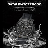 Original NAVIFORCE Business Luxury Leather Strap Men Watches Sports Chronograph Watch for Man 3ATM Waterproof Quartz Wristwatch