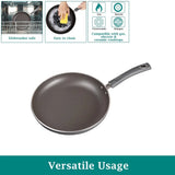 10 Inch Heavy Duty Nonstick Aluminum Skillet Easy Release Dishwasher Safe Anti-Slip Handle Perfect Everyday Cooking
