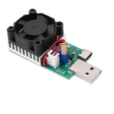 18W 22.5W Electronic Test Load Resistor USB Interface Battery Discharge Capacity Tester with Fan Adjustable Current Module Tool