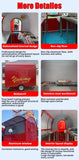 All Purpose Mobile Food Trailer for Sale Flexible Movement Design for BBQ Coffee Ice Cream Vending Complete Package