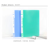 B4 Plastic Budget Binder File Folders Documents Booklet Leaflet 40/60 Pages Office Student Supplies Desk Organizer