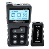 NOYAFA NF-488 Network Cable Tester PoE Switch Online Test PoE Voltage Polarity Cable Tracker Loop Test Tool with LCD Display