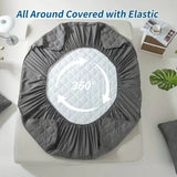3D Air Fabric Thick Waterproof Mattress Cover Mattress Protector Soft Breathable Bed Fitted Sheet Single Double Bedroom Dormitor