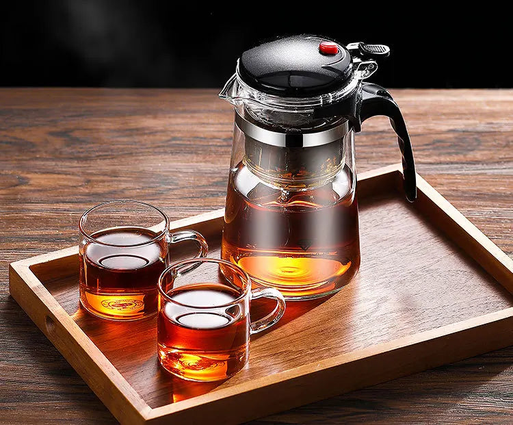 Tea cups, tea separation filters, tea brewers, household glass tea sets, cup sets, elegant cups, teapots