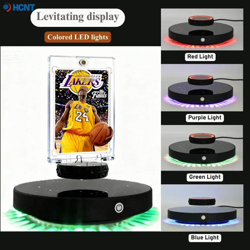 HCNT Magnetic Levitating Display Floating Meteor Lighting Base Tech Gift For Sports Cards Car Lovers Boys Teenagers Birthdays
