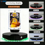 HCNT Magnetic Levitating Display Floating Meteor Lighting Base Tech Gift For Sports Cards Car Lovers Boys Teenagers Birthdays