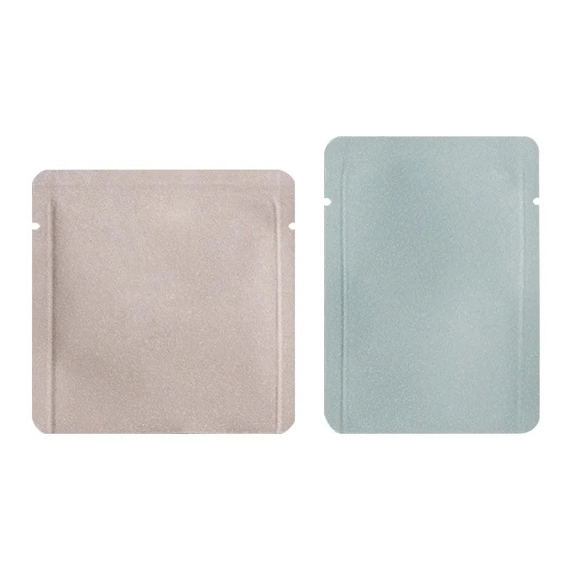 StoBag 200pcs Wholesale Cotton Paper White Packaging Bags Small Heat Sealing for Tea Coffee Powder Storage Pouches Portable