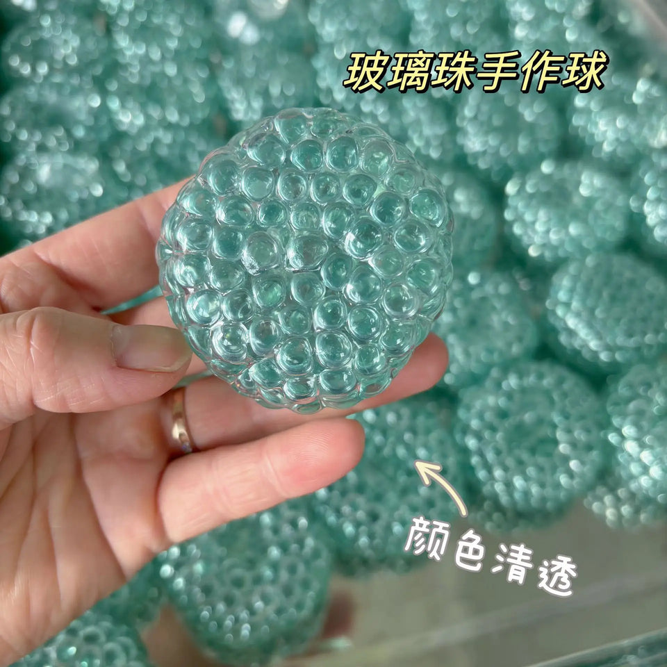 Squishy Balls Ice Beads Stress Relief Toy Super Soft Mochi Fidget Toy with Slow Rebound Texture for Adult Anxiety Relaxation