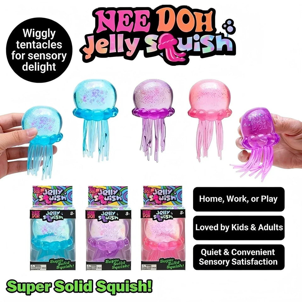 GOOD- NeeDoh Nice Cube Squishy Stress Relief Toy, Soft Squeeze Fidget Cube for Kids & Adults, Anxiety Relief Sensory Toy-