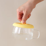 Silicone Cup Cover Round Tea Coffee Sealed Lids Anti-Dust Reusable Drink Covers Heat Resistant Mugs Cups Drinking Accessories
