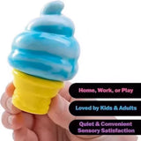 Cube By Schylling Sensory Squeeze Toy Ice Cream Color Squishy Stress Relief Fidget Toys Children Adults Collectable