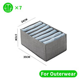 Closets Clothes Organizer Pants Jeans Storage Box Cabinet Organizer Drawers Underwear Socks T-Shirt Wardrobe Storage Organizers