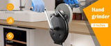 Hand Cranked Desktop Grinding Wheel Grinder Old-Fashioned Sharpening Machine Polishing Sharpener Cutting Tool for Kitchenware