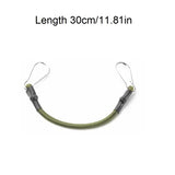 Outdoor Heavy Duty Bungee Cord Elastic Tie Strap String Carabiner Hooks Kayak Cycling Luggage Packing Ropes Camping Accessories