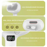 Pet Hair Remover Spray Grooming Comb Cats Dogs Floating Hair Removal Steam Cleaning Brush Dematting Water Mist Humidifier Comb