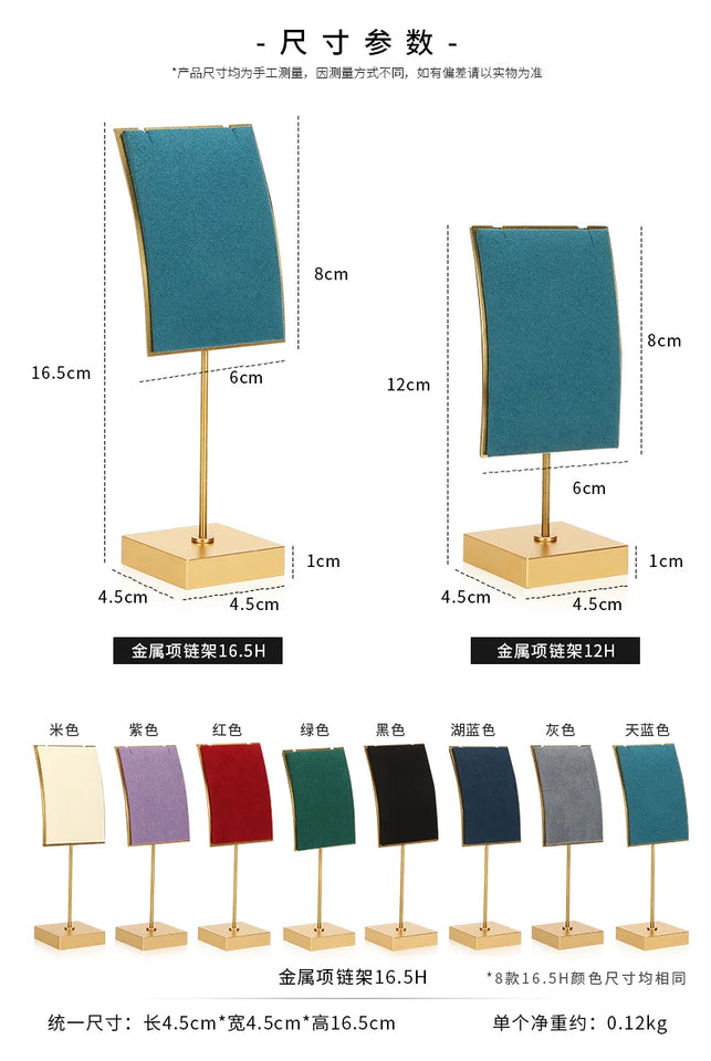 Cool Jewelry Shop Window Show Props Necklace Display Shelf Pendant Show Stand Women Jewelry Organizer