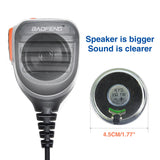 Baofeng BF-780 Dual PTT Remote Shoulder Walkie Talkie Speaker Microphone Mic For UV-5R BF-888S 5RH 21 PRO Quansheng UV-K5 UV-K6