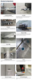 Customized Factory Price Mobile Street Food Truck Fully Equipment Food Trailer Square Hamburgers Pizza Bbq Fast Food Trailer For