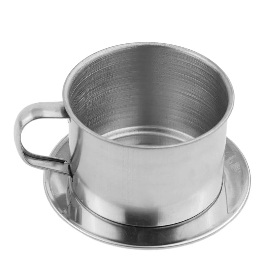 Authentic Vietnamese 50ml/100ml Coffee Pot, Stainless Steel Drip Filter Coffee Maker, Enjoy Traditional Coffee Brewing At Home