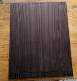 AAA Grade India Rose guitar back/side board All-Solid acoustic Guitar making material accessories Solid Woods Number selection