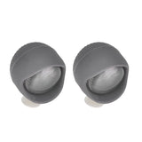 2PCS Shoe Lights PVC LED Headlight Shoe Charms Accessories for Night Rides Outdoor Activities Slipper Button 3 Lighting Modes