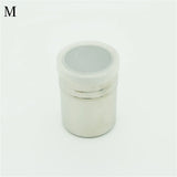 1Pc Stainless Steel Coffee Shaker Cocoa Chocolate Flour Powdered Sugar Sieve Filters Foam Spray Kitchen Cake BBQ Tools With Lid