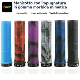 NPY Bicycle Handles Mtb Rubber Lock-on Grip Shockproof Non-slip Mountain/Road Bike Handle Cover Folding Balance Bike Accessories