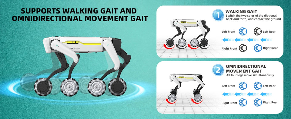 Electric RC Intelligent Robot Dog With Clip & Shoot Multifunction RC Mechanical Dog Voice Programmable Moves Bionic Smart Robot