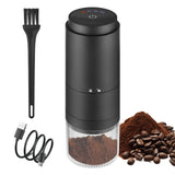 Portable Coffee Bean Grinder with 38 Grinding Setting Digital Power Display 5 Blades Ceramic Conical Burr One Button Start