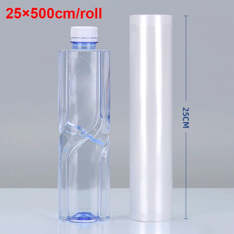 Food Vacuum Storage Packaging Bags for Vacuum Sealer Meat Fruit Vegetable Vacuum Packaging Bags 12/15/20/25/30cm 500cm/roll