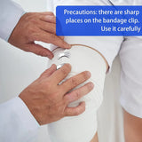 10/20/30Pcs Replacement Elastic Bandage Wrap Stretch Metal Clips Fixation Clamps Hooks First Aid Kit for Sport White/Coffee