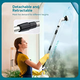 Electric Spin Scrubber 9-in-1 Cordless Rechargeable with 9 Brush Heads, Multipurpose Cleaner for Bathroom Kitchen Floor