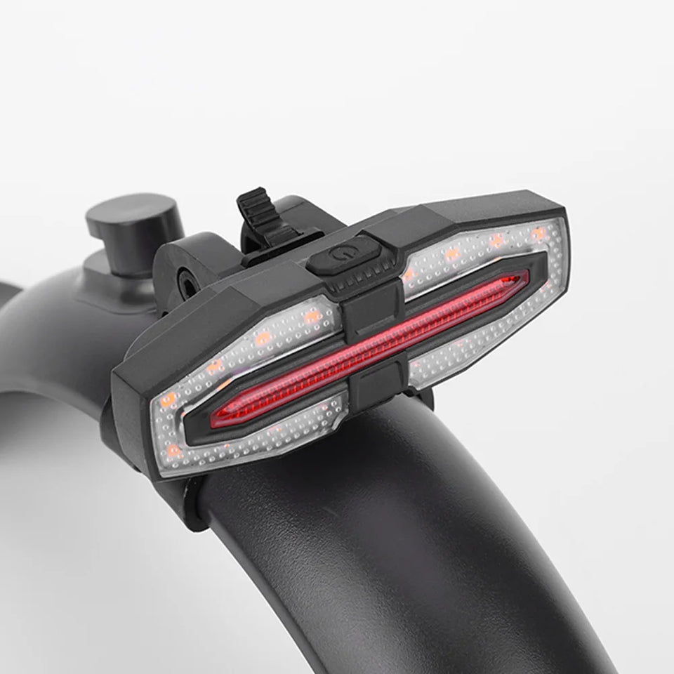 Electric Scooter Turning Signal Tail Light USB Rechargable with Remote Control Warning Lamp LED Waterproof for M365 Pro 2 MI 4