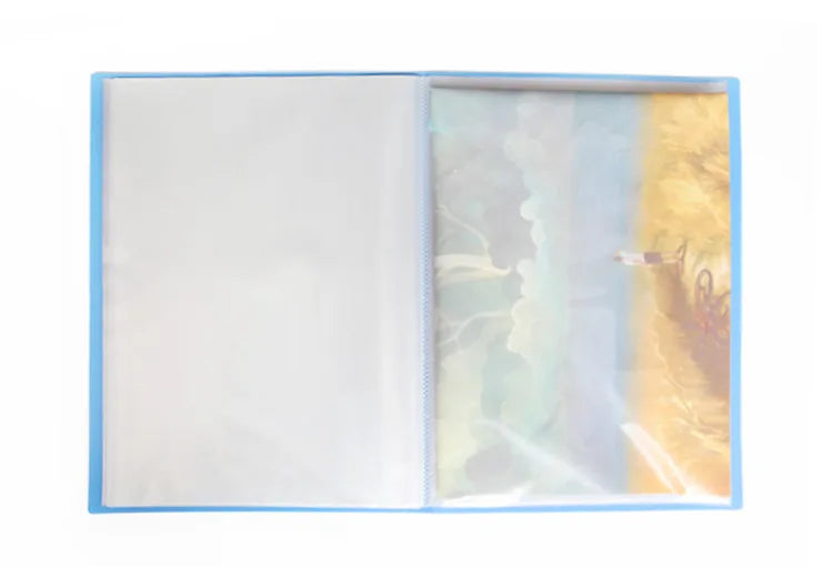 B4 Plastic Budget Binder File Folders Documents Booklet Leaflet 40/60 Pages Office Student Supplies Desk Organizer