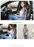 Summer Multi-functional Sunscreen Shawl Women's Long-sleeved Loose Light Breathable Anti-UV Pleated Chiffon Scarf Driving Sleeve