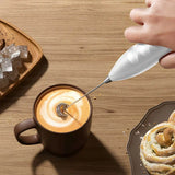 Coffee Electric Milk Frother Electric Whisk Cordless Electric Beverage Mixer Suitable for Coffee Matcha Kitchen Accessories
