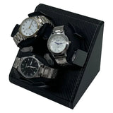 FRUCASE Watch Winder for automatic watches automatic winder for 3 watches 2 Rotation Modes Storage Case Memory Cotton