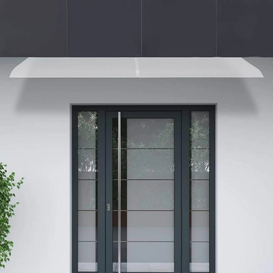 Clear Rain Shelter Cover,PET Rust-Resistant Window Wall Mounted Awning Front Door Canopy,for Entrances,Bike,Gazebos,Balcony